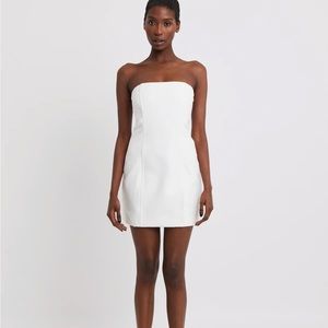 Because of Alice tailored bodice mini dress